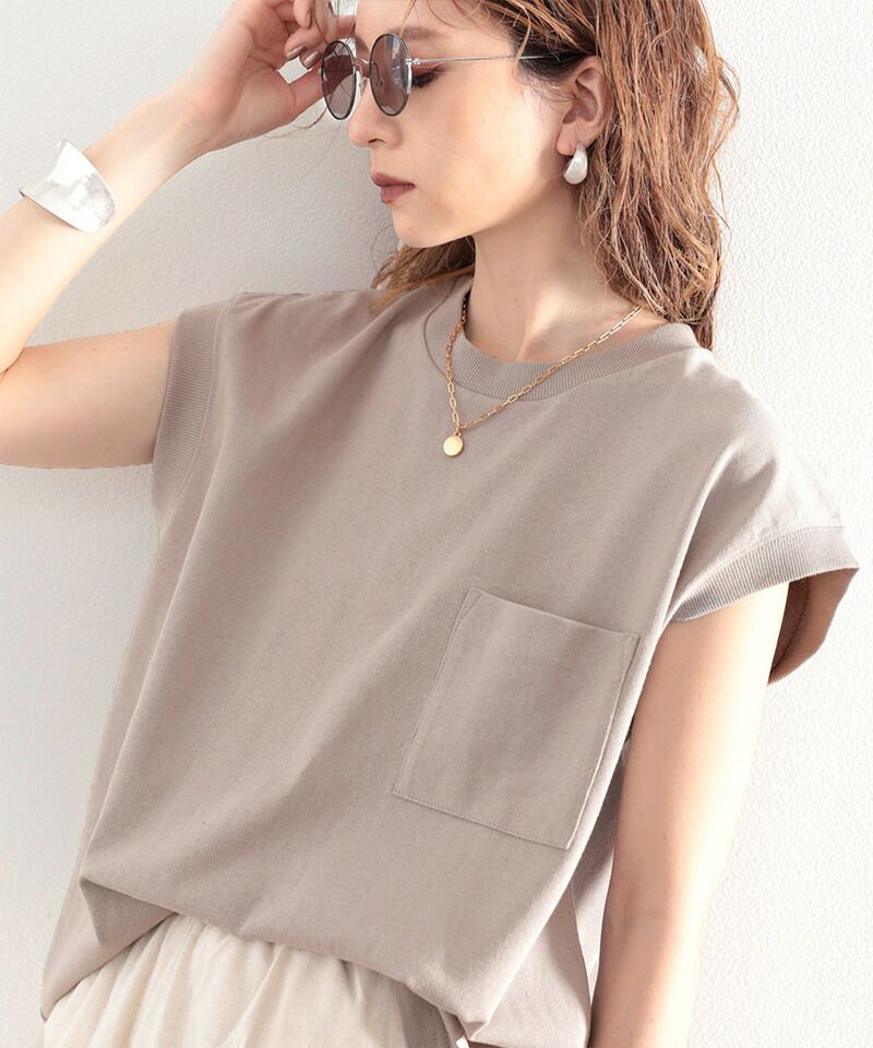 日本 Classical Elf - 100%美國棉厚磅圓領無袖上衣-白