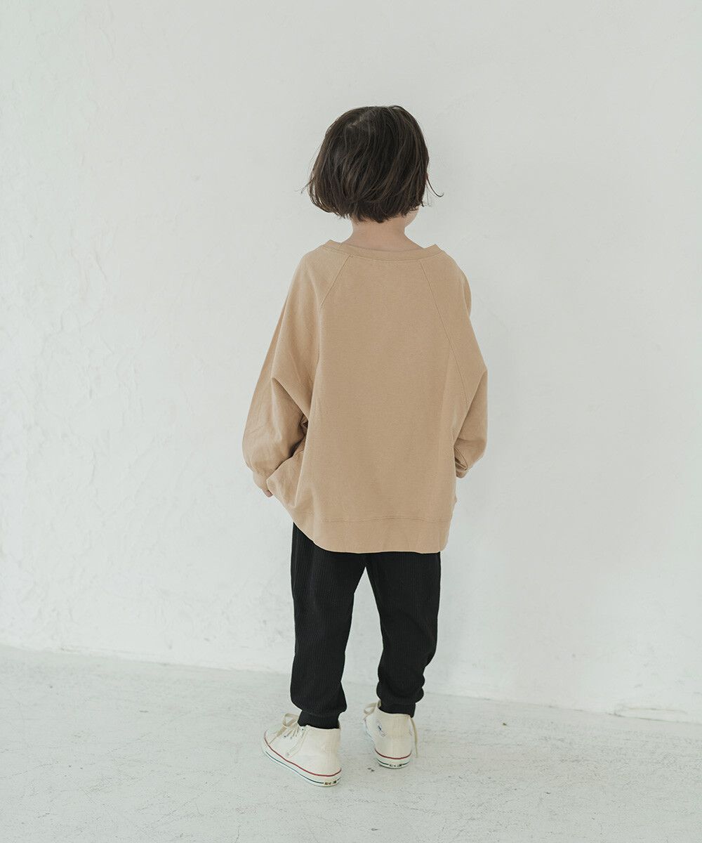 日本 riziere - 純棉Oversize風大學T-氣質杏