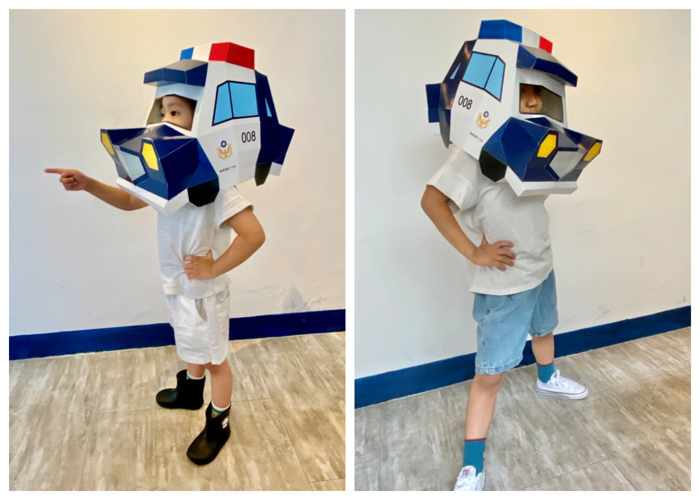 時報出版 - Crazy Halloween：警車立體大面具(速成版不用自己剪喔)