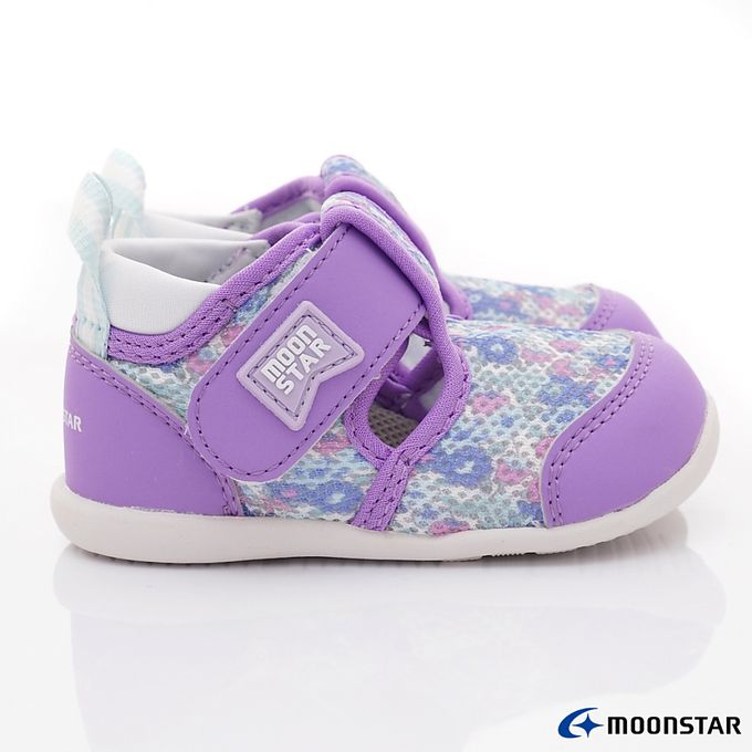 Moonstar日本月星 - HI系列穩健寶寶學步款-MSB1469紫-學步鞋-紫