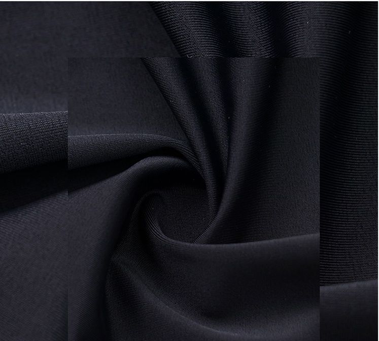 大童女孩運動風短袖泳衣套裝 (二件組)-WOW-黑色-上衣+褲裙