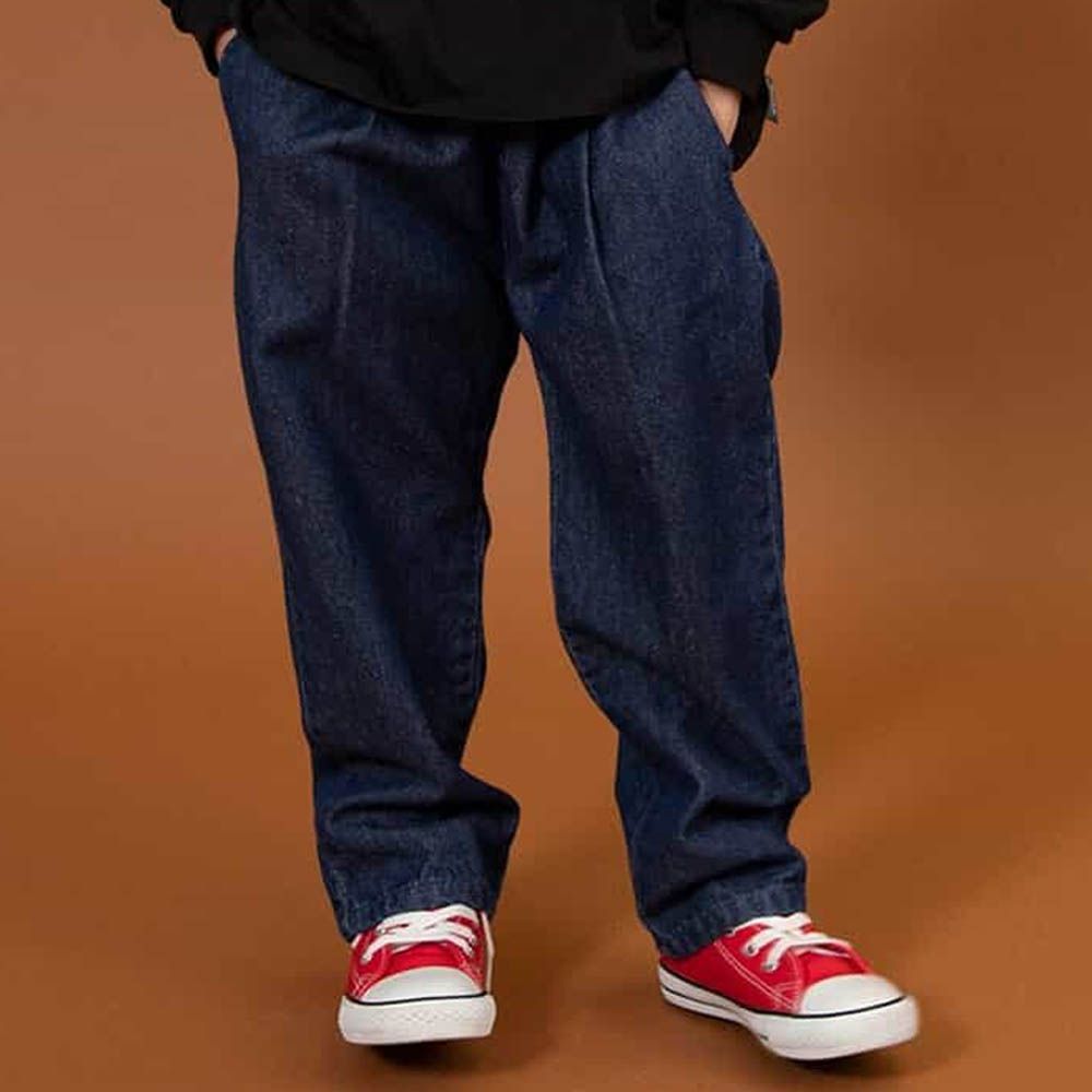 100%棉 品牌經典百搭廚師褲-丹寧藍