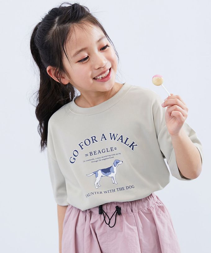 日本 devirock - 速乾網眼超舒適短袖上衣-背後英文-煙燻藍