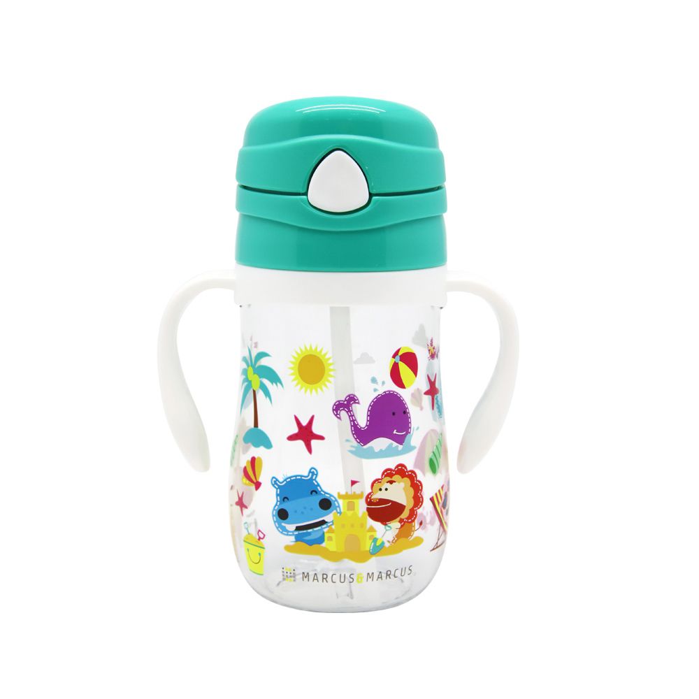 動物樂園Tritan幼兒吸管學習杯-大象