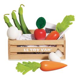 英國 Le Toy Van - 【角色扮演】新鮮蔬菜盒玩具組