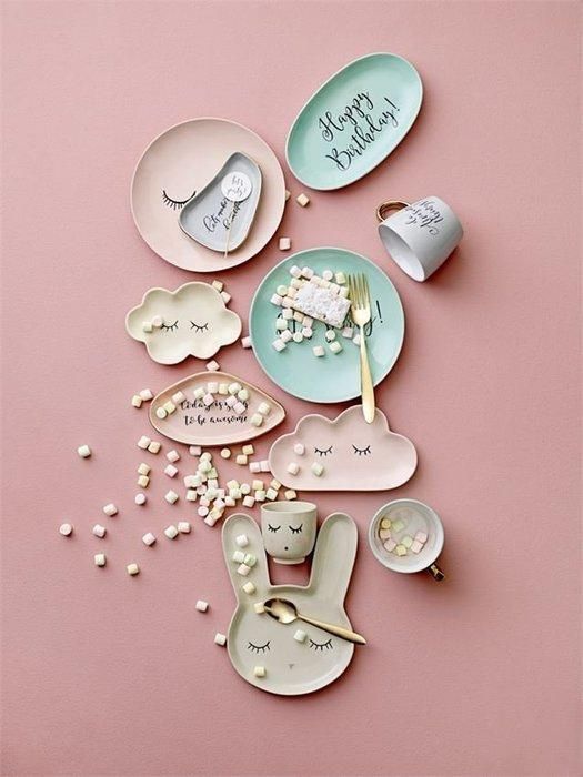 BLOOMINGVILLE - 眉毛彎彎-雲朵小姐(粉)