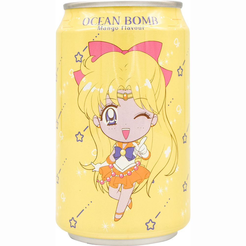 美少女戰士 芒果⾵味氣泡⽔-330ml*24入