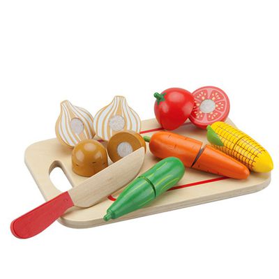 荷蘭 New Classic Toys - 蔬食切切樂8件組*(不單賣)
