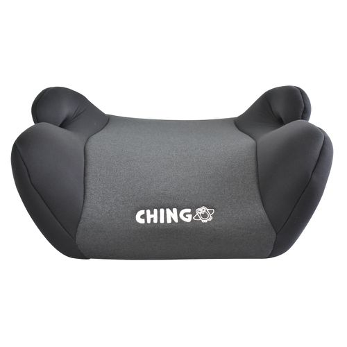 親親 Ching Ching - 100%台灣製 兒童汽車輔助增高坐墊 安全輔助座椅 BC-04BG-黑灰色-淨重1.5kg