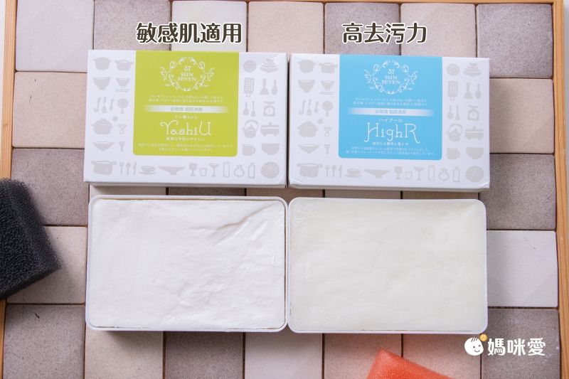 日本 SUN SEVEN - 日本製 環保超耐用椰子油洗潔皂/洗碗皂-High R 高去污力款-藍-100g