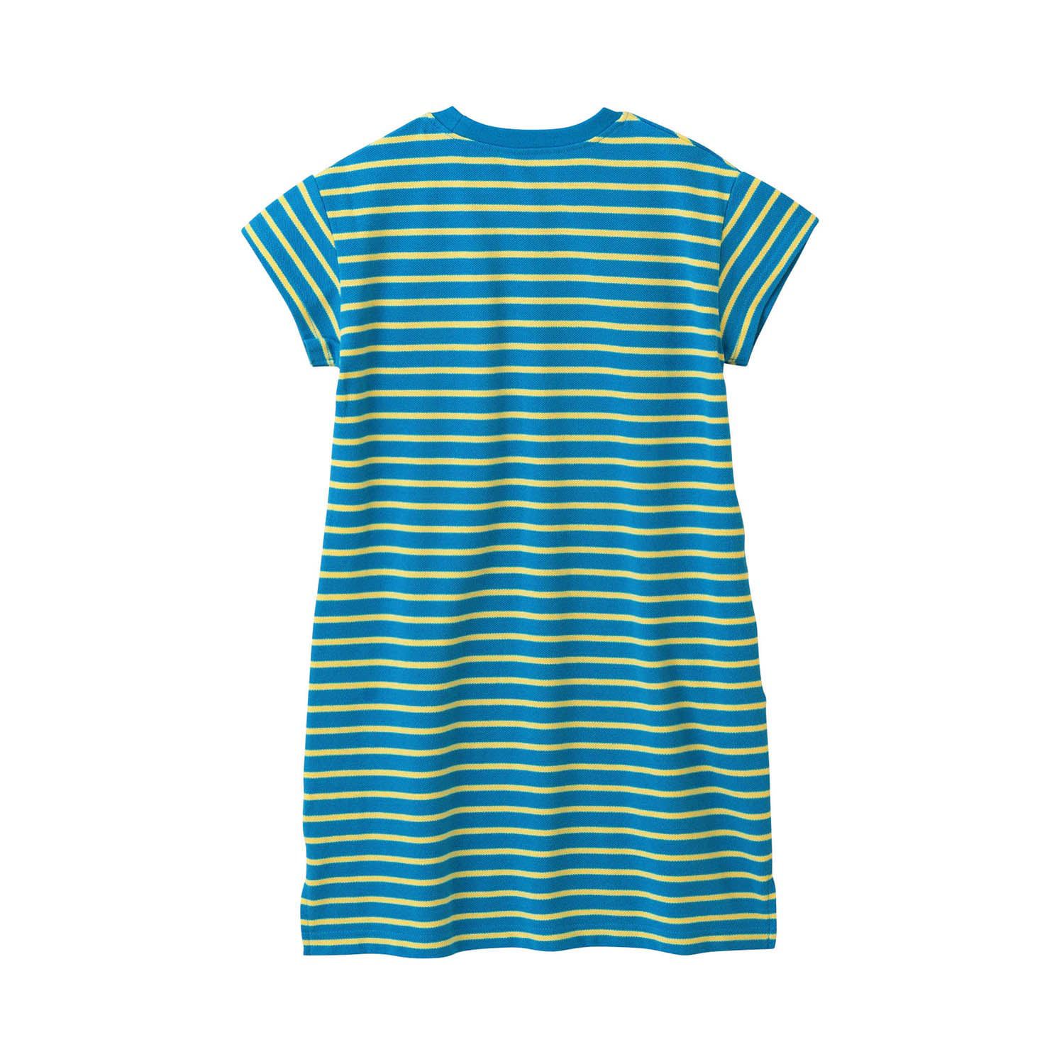 日本千趣會 - GITA 圓領舒適短袖洋裝-薰衣草