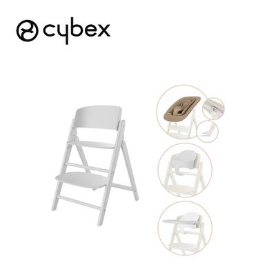德國 Cybex - CLICK & FOLD 四合一兒童成長椅-純淨白