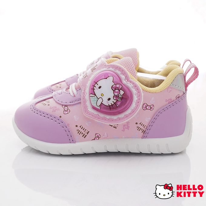 HELLO KITTY - HELLO KITTY-台灣製電燈休閒鞋722127紫粉(中小童段)-休閒鞋-紫粉
