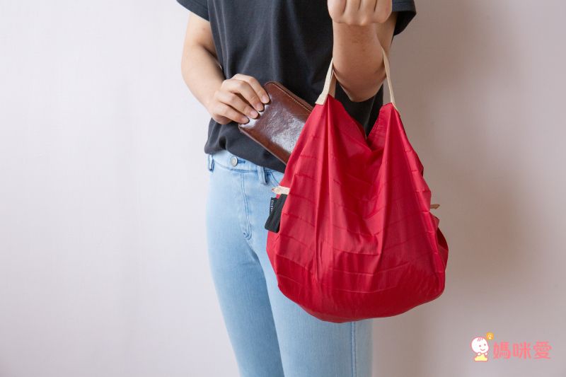 日本 MARNA - Shupatto 秒收摺疊購物袋-五週年限定升級款-石墨灰 (S(30x26cm))-耐重3kg / 7.5L