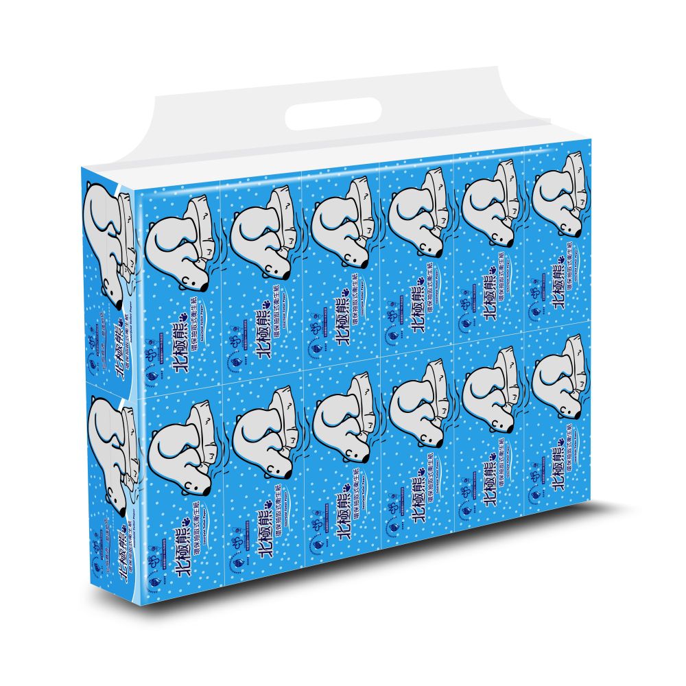 北極熊 - 環保抽取式衛生紙100抽x72包/箱