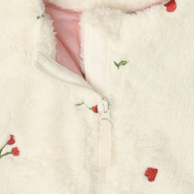 akachan honpo - 刷毛夾克-米白色