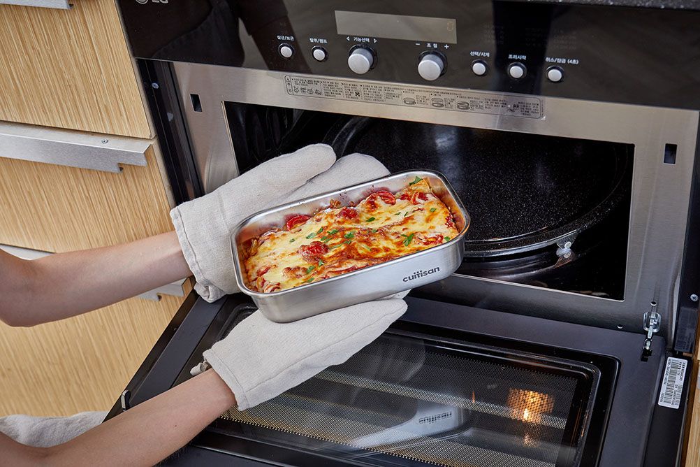 分隔不混味！韓國 Cuitisan 酷藝師保鮮盒 可微波的不銹鋼！