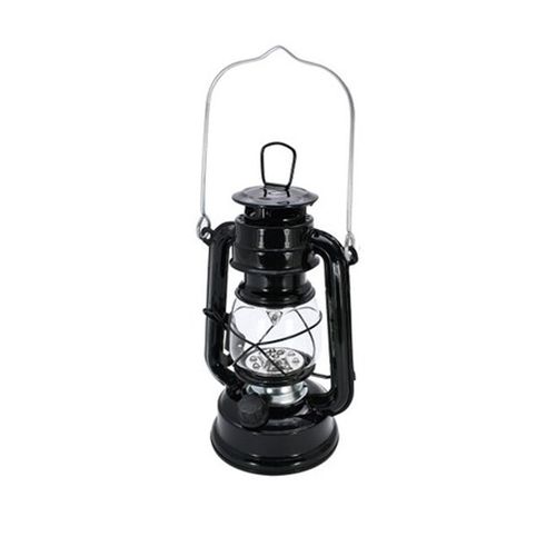 日本丸和 - 復古煤油燈造型LED露營燈-時尚黑 (12x9.5x21cm(含提把27cm))