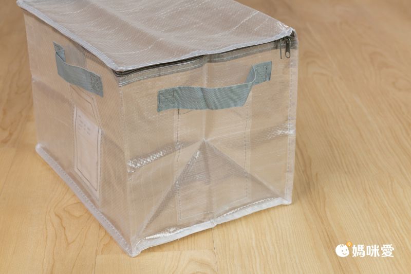 日本代購 - [日本主婦推薦] 半透明多功能衣物收納袋(可肩背/手提) 3入組-淺灰 (L(47x20x36cm))