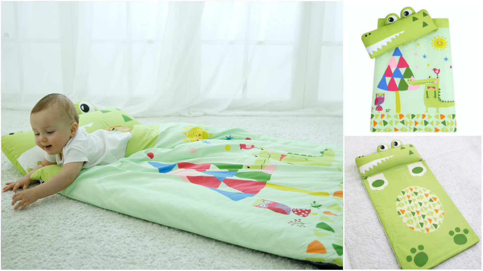 韓國 Bonitabebe - 可愛動物造型睡袋-粉紅兔寶寶