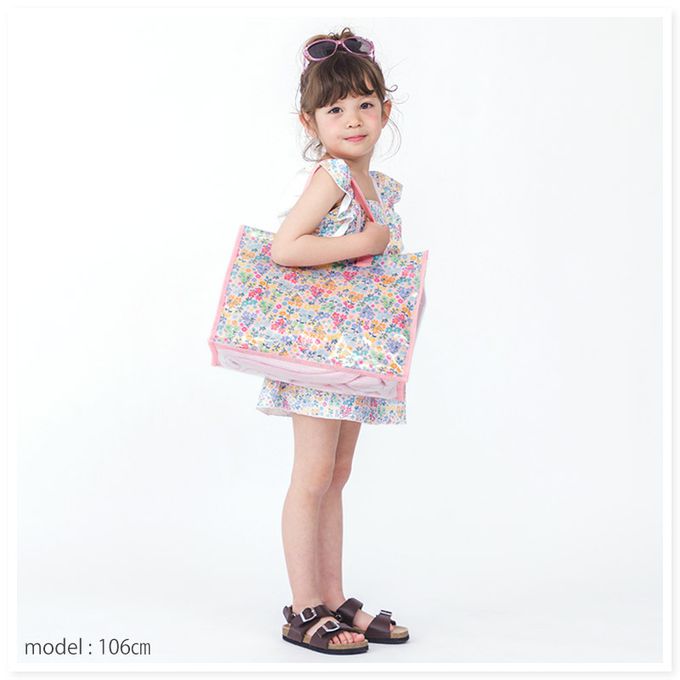 日本 ZOOLAND - 防水PVC手提袋/游泳包-鮮嫩檸檬-黃色 (25x34cm)