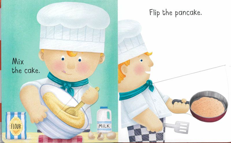 BUSY DAY CHEF-單書-彩色 (15x20cm/硬頁/彩色/12頁)