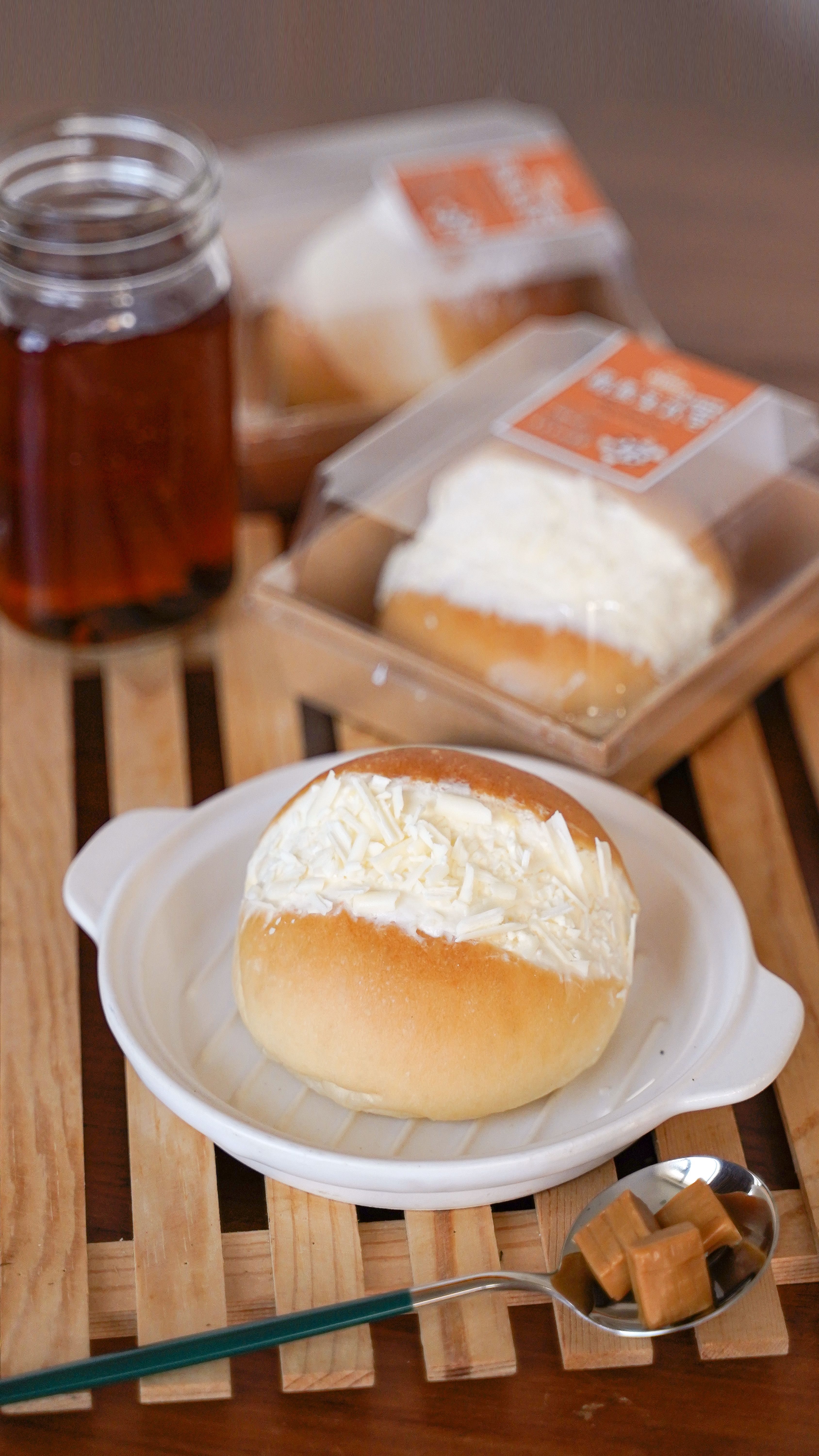 奧瑪烘焙 - Maritozzo 羅馬生乳包-雪花牛奶糖-105g±4.5/個，共2個