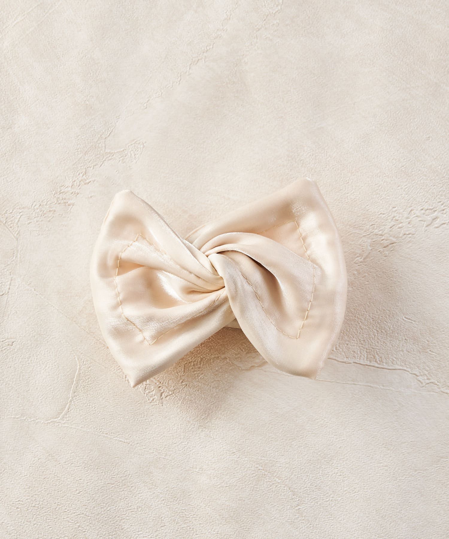 日本 Lattice - [日網熱銷] 簡單優雅紐結髮圈-逐光夢幻-淺米