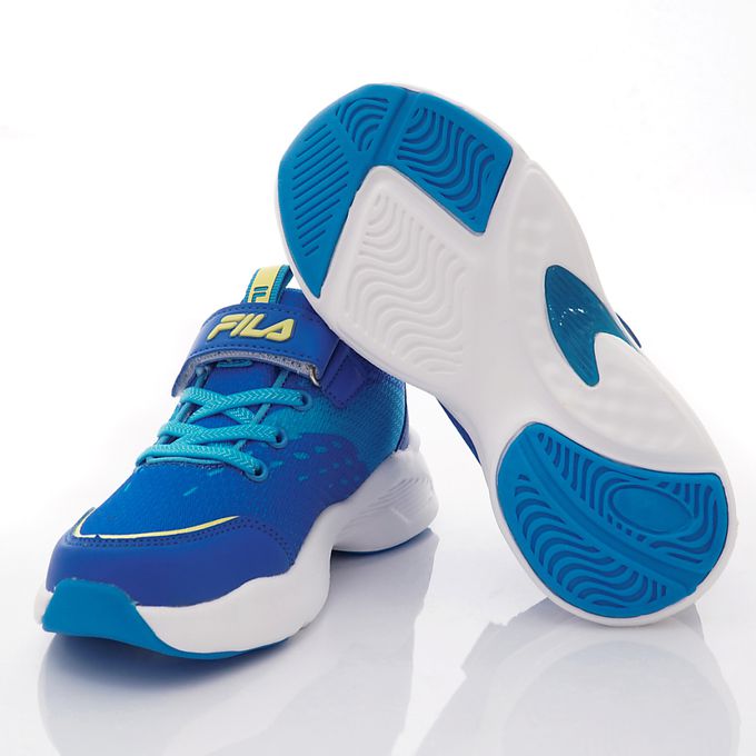 FILA - FILA輕量慢跑運動鞋(中小童段)-運動鞋-藍