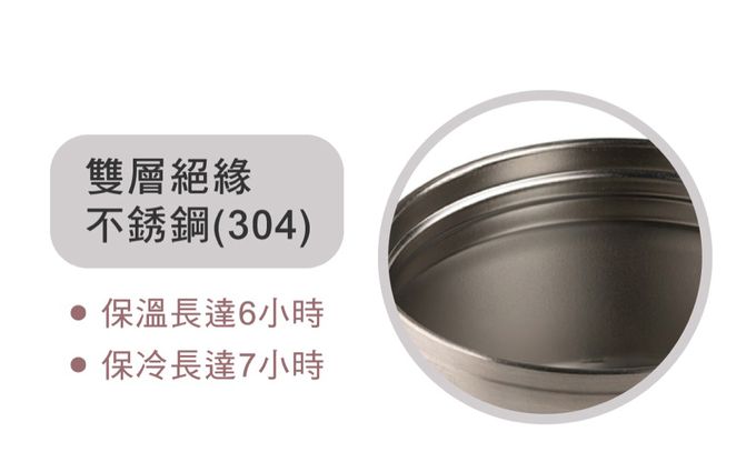 Citron - 雙層食品保溫罐_霧靄藍