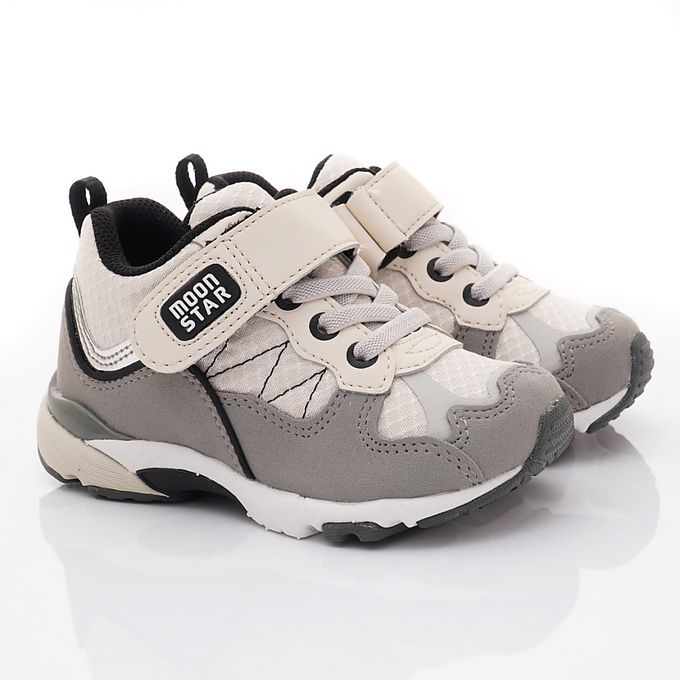 Moonstar日本月星 - HI系列十大機能童鞋-MSC23357灰(中小童段)-機能運動鞋-灰