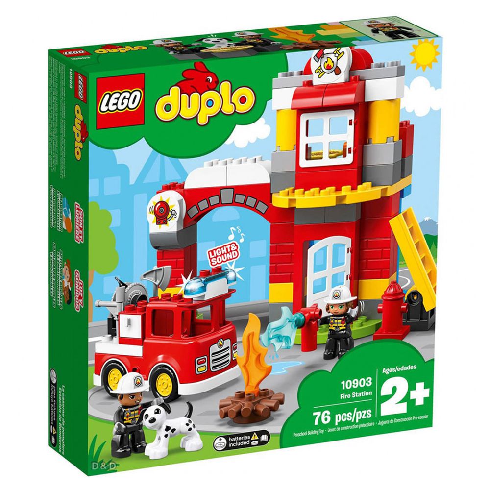 樂高 LEGO - 樂高 Duplo 得寶幼兒系列 - 消防局 10903-76pcs