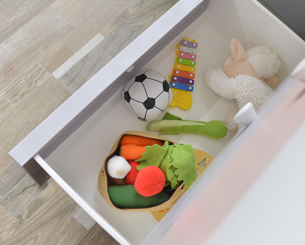 家窩 - 悠雅五層高腳抽屜收納櫃-DIY-混色款