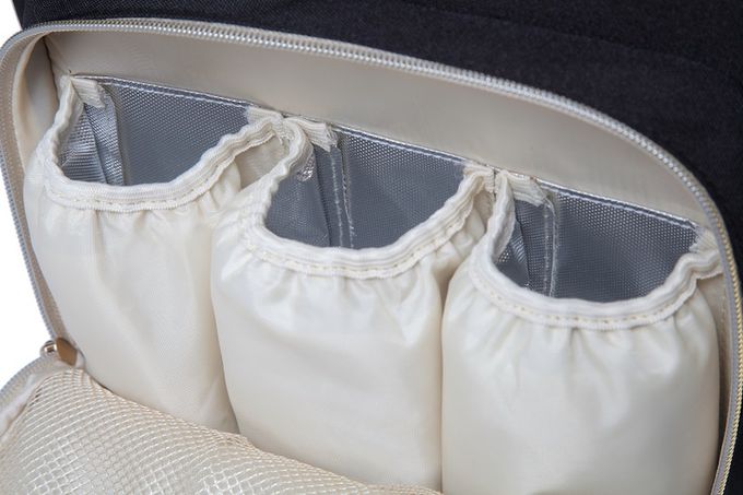 Heine 海恩 - WIN-182多功能媽媽包 後背包 防潑水背包 流行女包 育兒包 待產包-經典灰