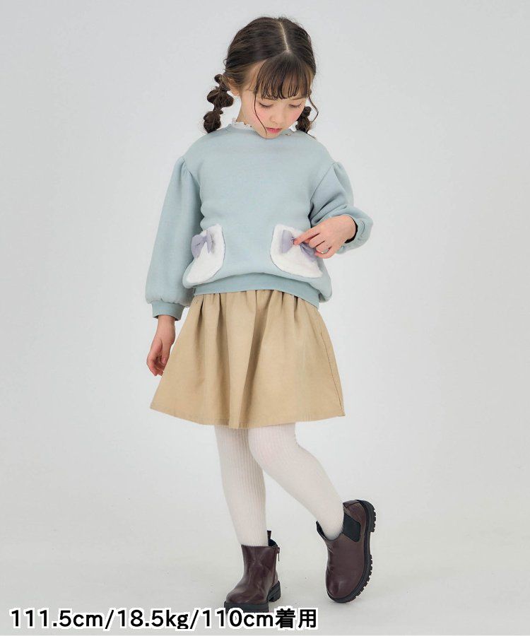 日本 apres les cours - 燈芯絨甜美冬季褲裙-紅格紋