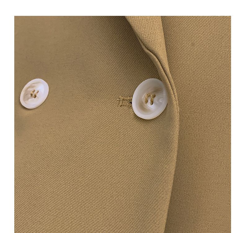 寬鬆顯瘦西裝小外套(送小包包)-卡其綠 (均碼)