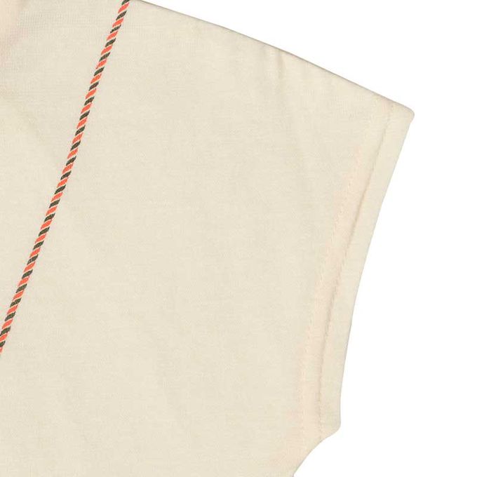 akachan honpo - 短袖T恤-印花 熊熊-象牙白色