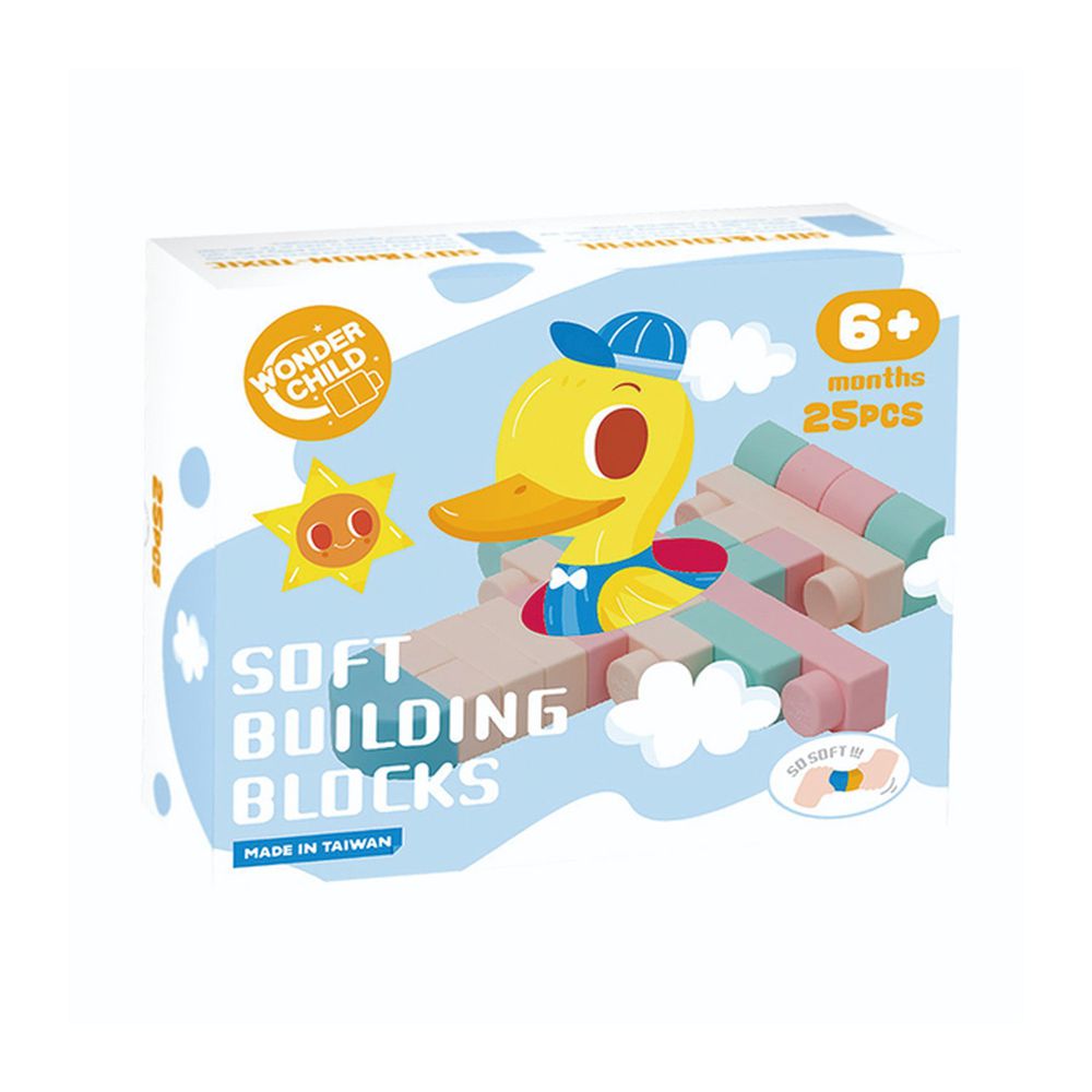 Wonder Child - Wonder Child馬卡龍軟積木-25pcs