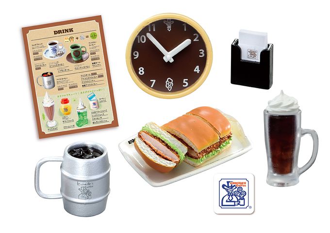 RE-MENT - 聯名系列 Komeda's Coffee 客美多咖啡 整組6種