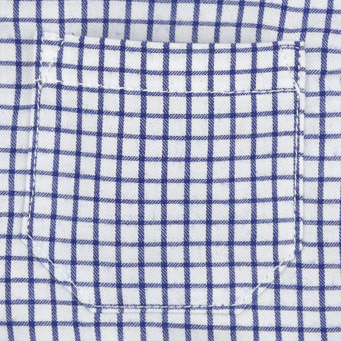 akachan honpo - 長袖襯衫-附領結-深藍色