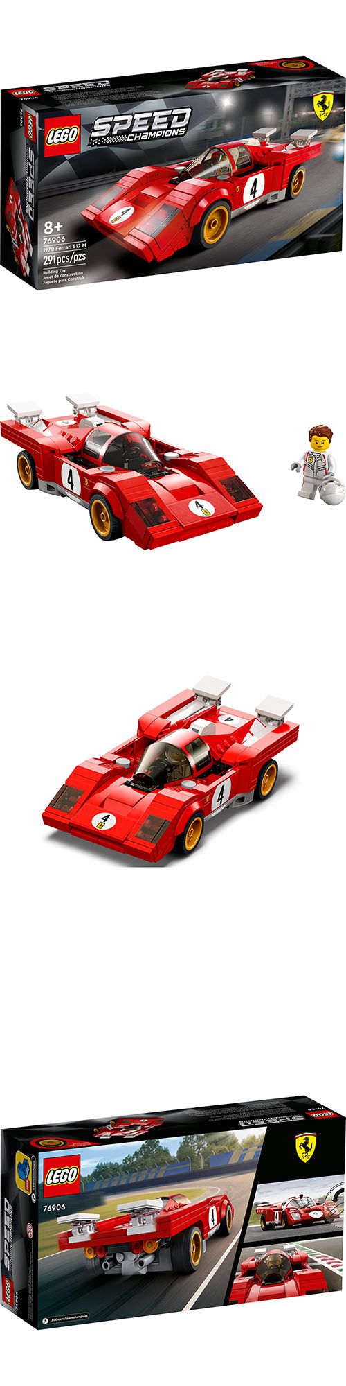 樂高 LEGO - 樂高積木 LEGO《 LT76906 》SPEED CHAMPIONS 系列 - 1970 Ferrari 512 M-176pcs