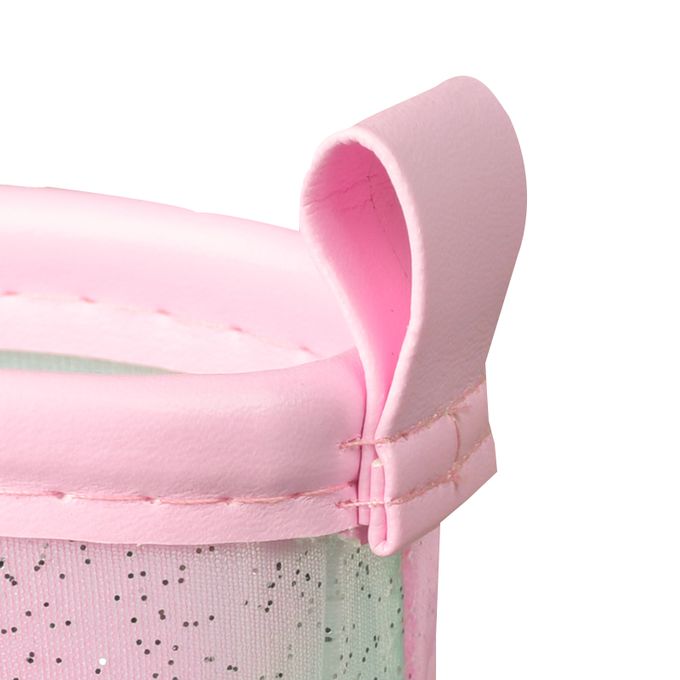 akachan honpo - 雨鞋-印花 亮片-粉紅色