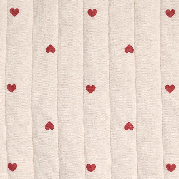 akachan honpo - 鋪棉夾克-滿版印花-象牙白色