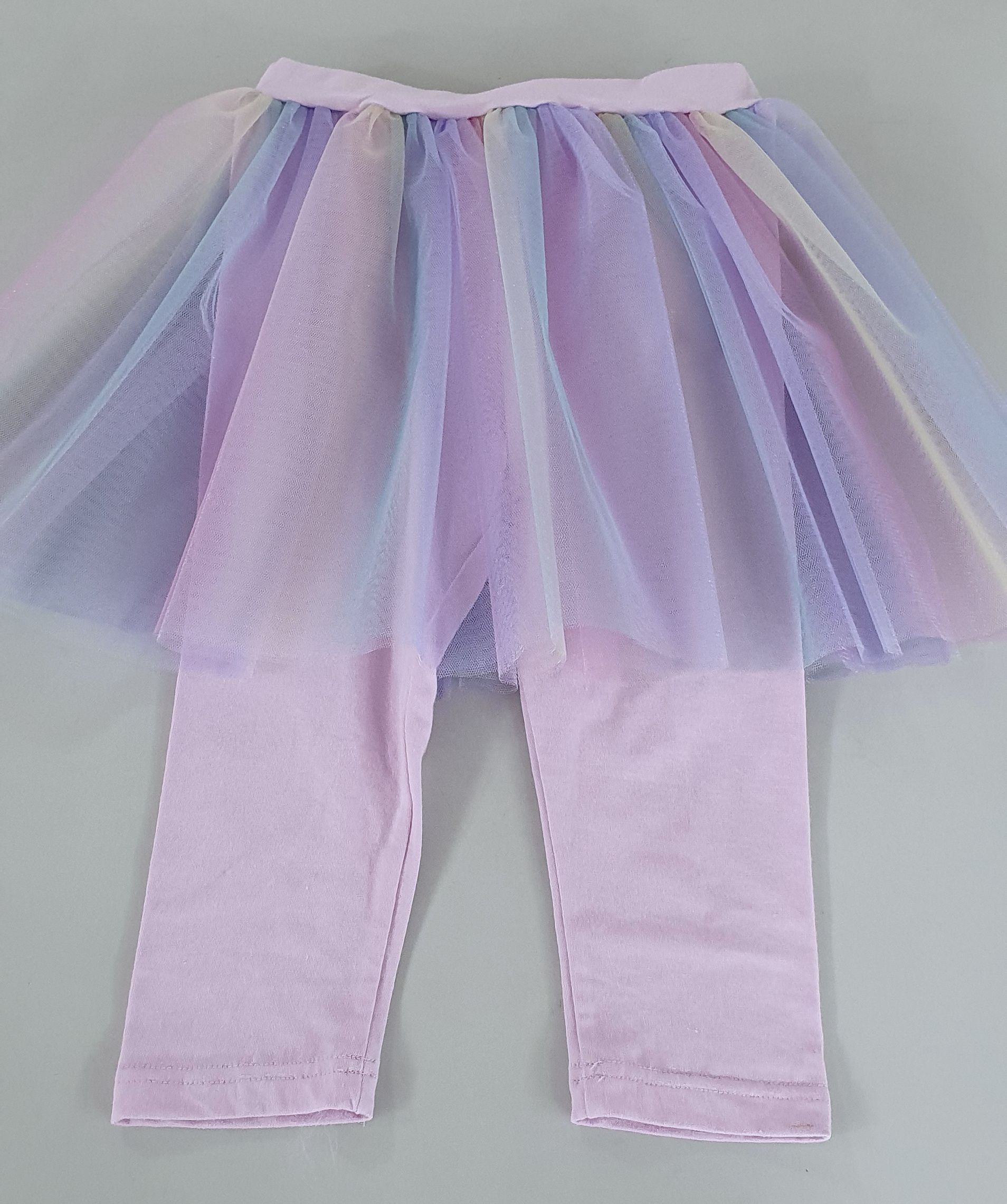 韓國 ERU - 彩虹漸層紗褲裙-紫