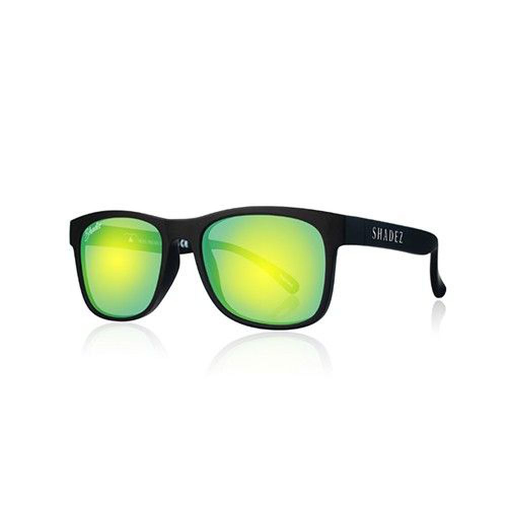 瑞士 SHADEZ - 兒童偏光太陽眼鏡-黑框湖水綠