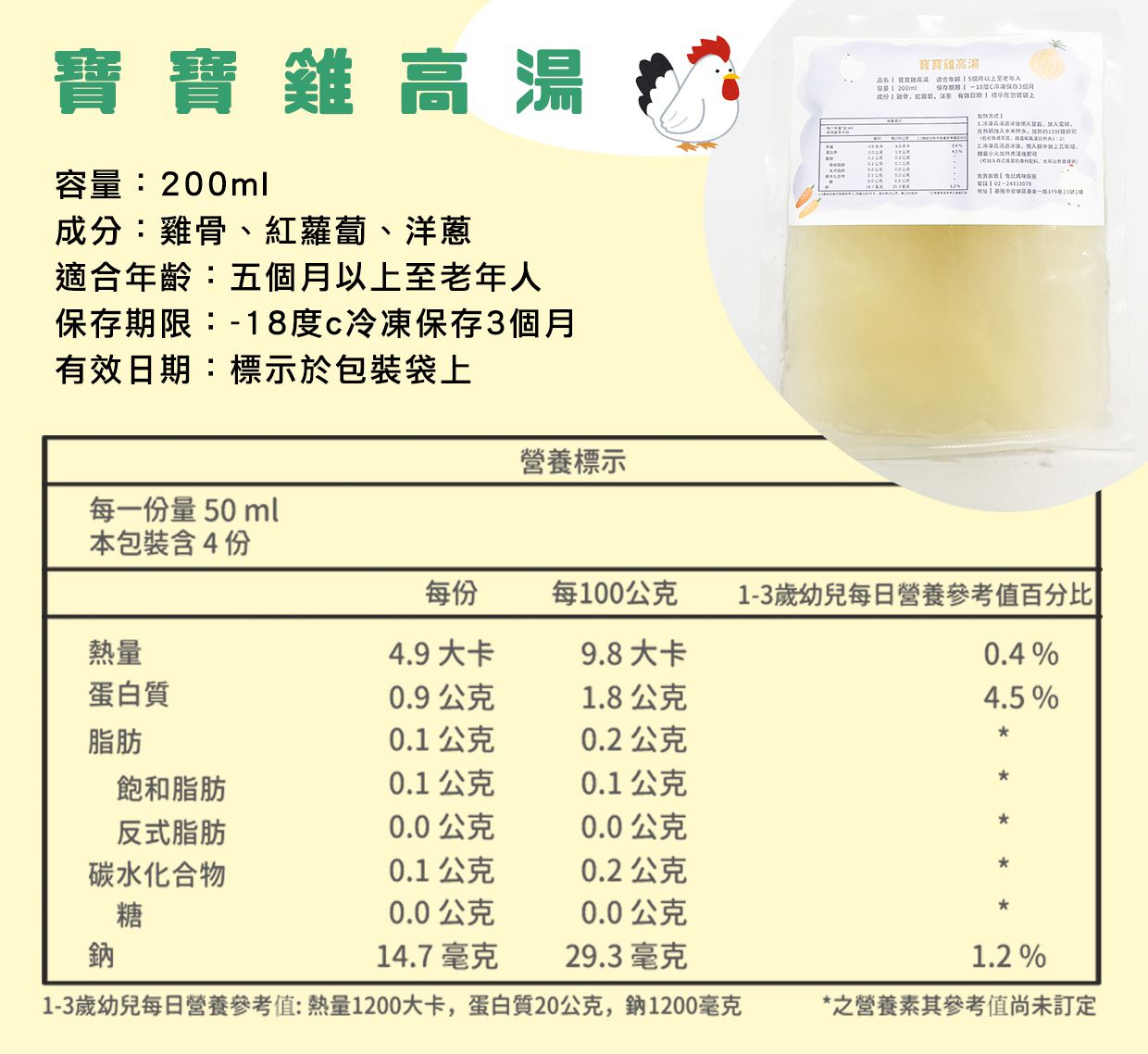 兔比媽咪廚房 - 雞高湯-1包200cc
