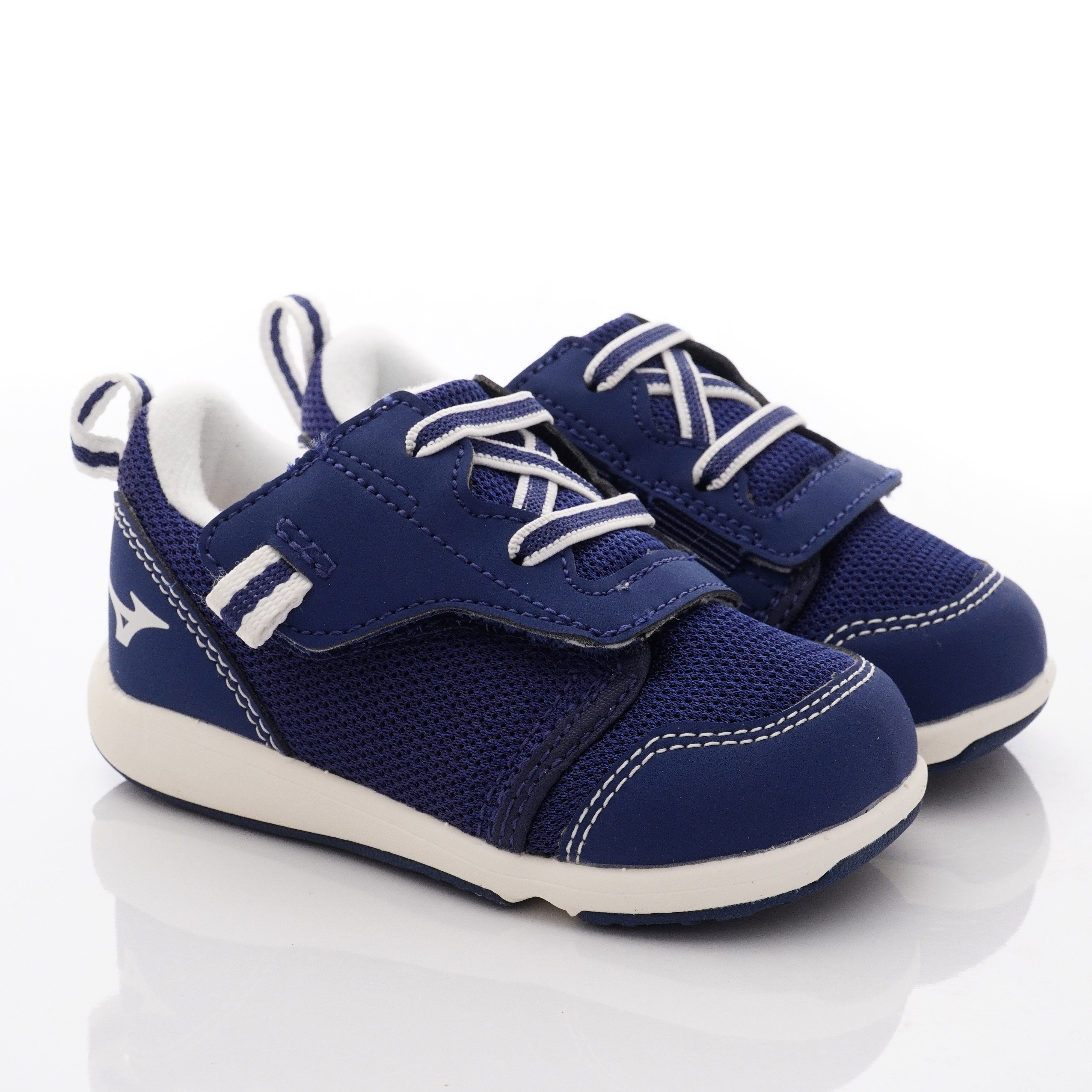 MIZUNO 美津濃 - 超輕量大絆帶機能鞋款(寶寶段)-深藍