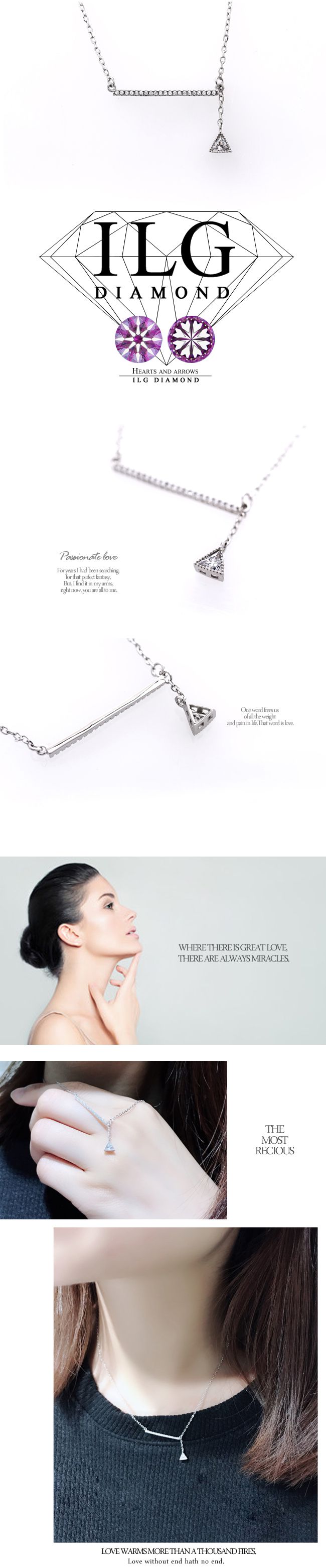 美國ILG鑽飾 - Clavicle charm 鎖骨魅力 三角形項鍊-頂級美國ILG鑽飾，媲美真鑽亮度的鑽飾-加贈高級珠寶級絨布盒1個-s925純銀外層電鍍頂級白K金，可戴著洗澡