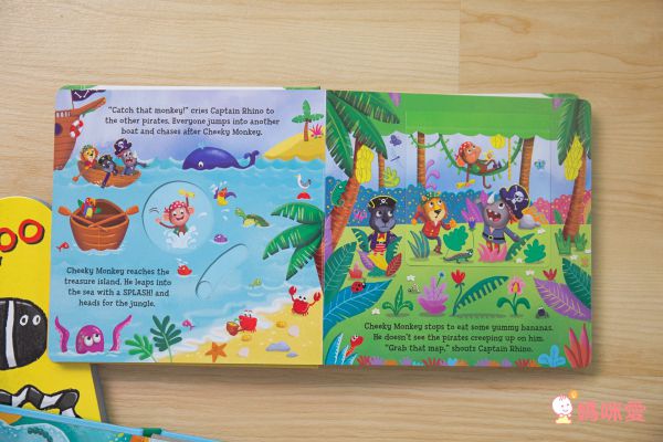 孩子超愛音效書單本160元❤ 1歲起英文遊戲操作書！玩到跟著節奏搖擺囉♫