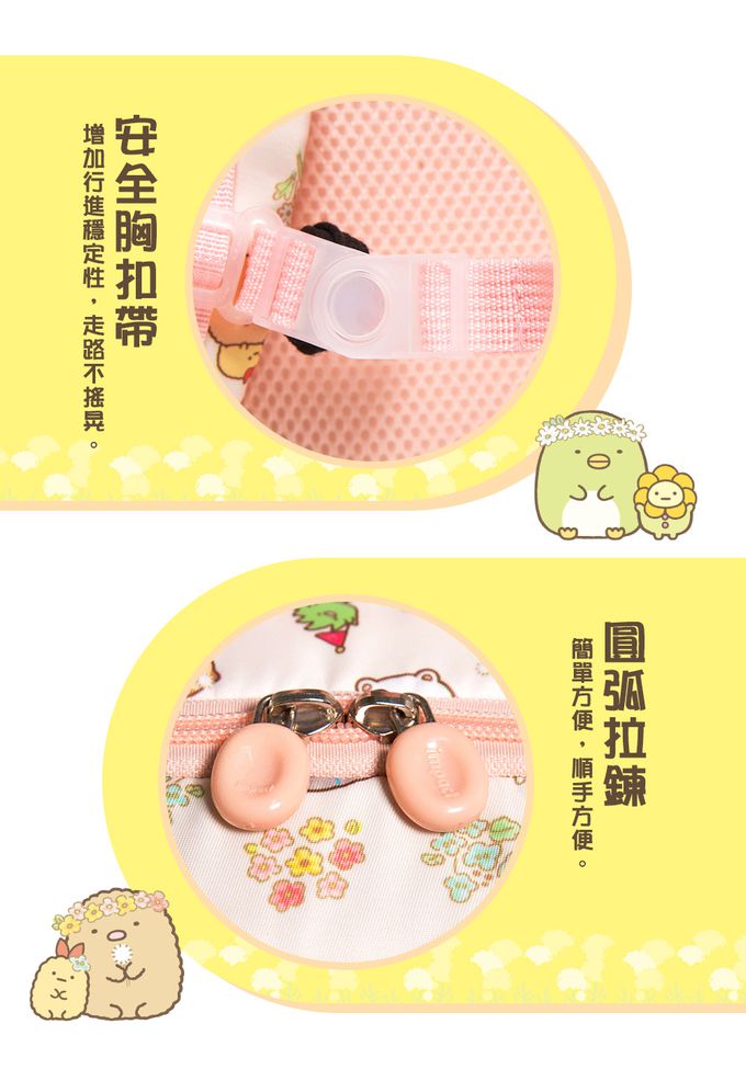 【IMPACT】怡寶兒童包 | 角落小夥伴後背包(中)-粉橘